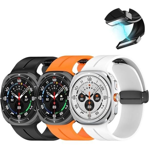 Compatible with Samsung Galaxy Watch Silicone Band 7 6 5 4 Pro Classic Ultra main image 6